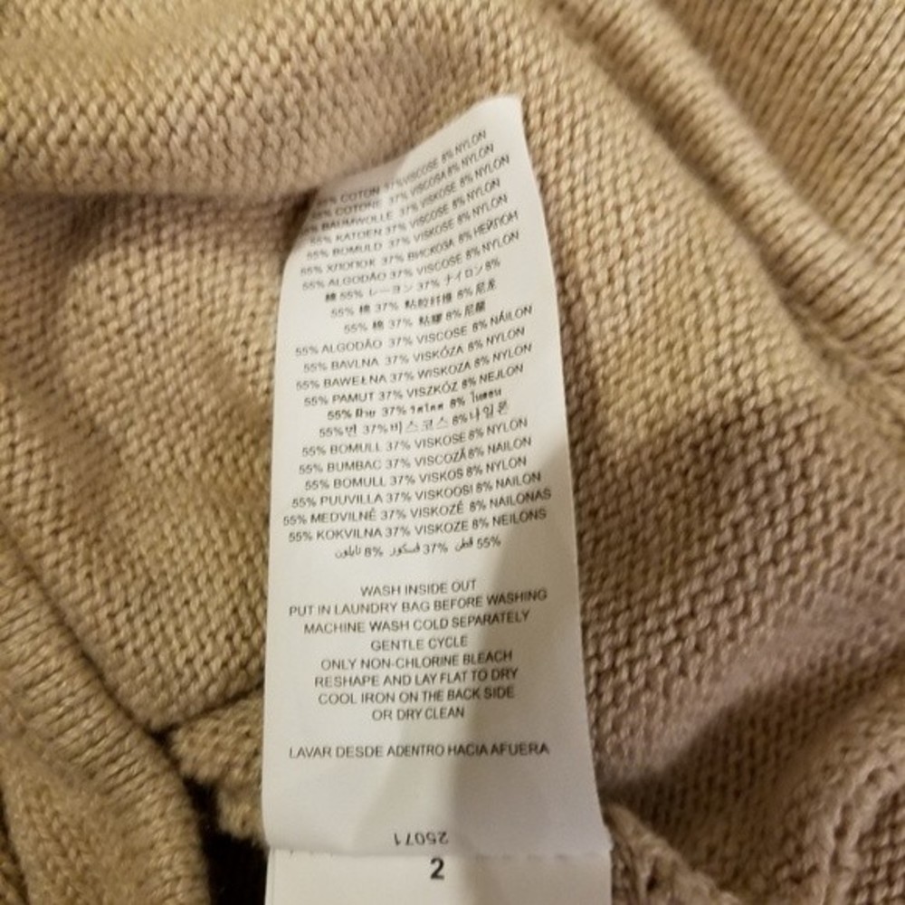 MICHAEL Michael Kors Gold Back Zip Sweater Host Pick 12/4/21 - Picture 6 of 6